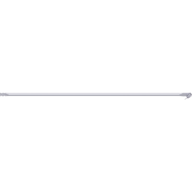 ALFIX - Diagonale 2.80 m avec 1 demi-collier orientable à clavette pour travée 2.07 m