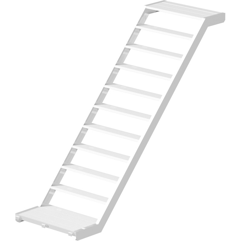 MULTI - Volée d'escalier en aluminium 2.57 x 2.00 x 0.94 m