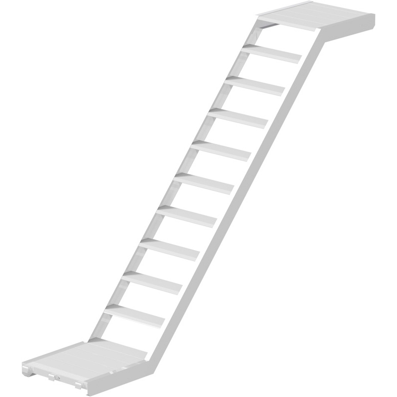 MULTI - Volée d'escalier en aluminium 3.07 x 2.00 x 0.62 m